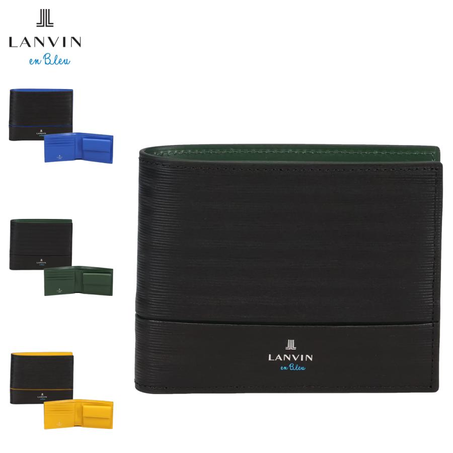 ランバン オン ブルー（LANVIN en Bleu）/【ランバンオンブルー】２つ折　５１６６０４ LANVIN en Bleu ランバンオンブルー 財布 二つ折り メンズ レディース