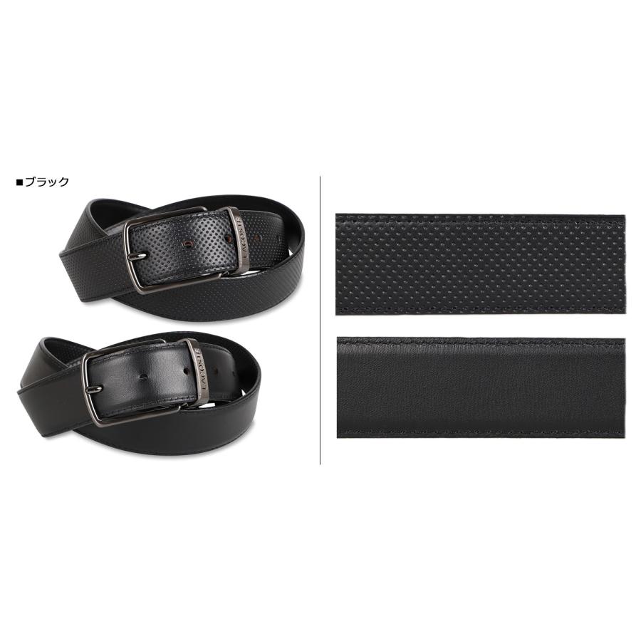 LACOSTE ラコステ ベルト メンズ リバーシブル BELT ブラック LACOSTE ラコステ ベルト メンズ リバーシブル BELT ブラック