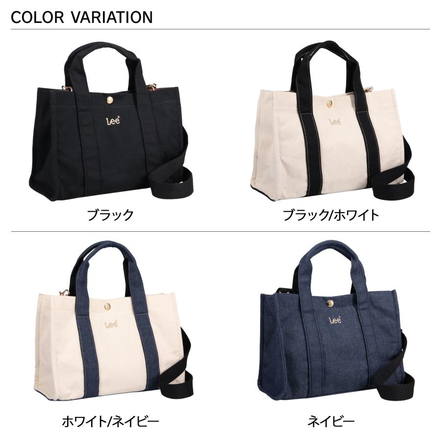   トートバッグ ホワイト/ネイビー Lee（リー） バッグ トートバッグ ショルダーバッグ レディース A4