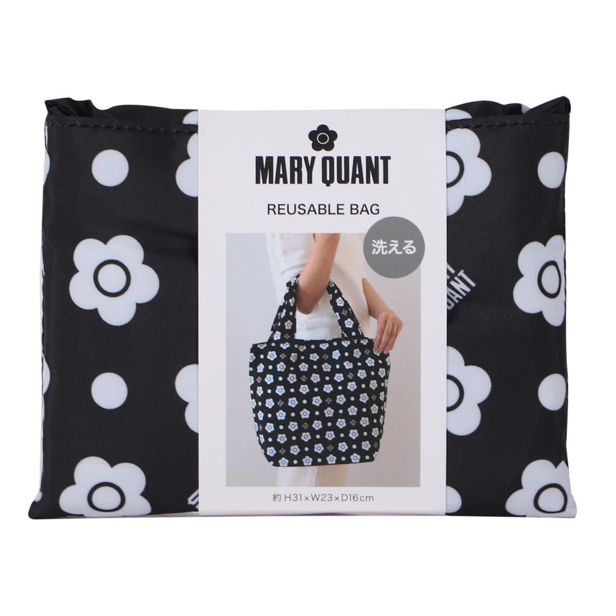 マリークヮント MARY QUANT エコバッグ 折りたたみ レジバッグ トート ショッピング レディース 小さめ コンパクト 192014 ネコポス可 母の日｜sugaronlineshop｜16