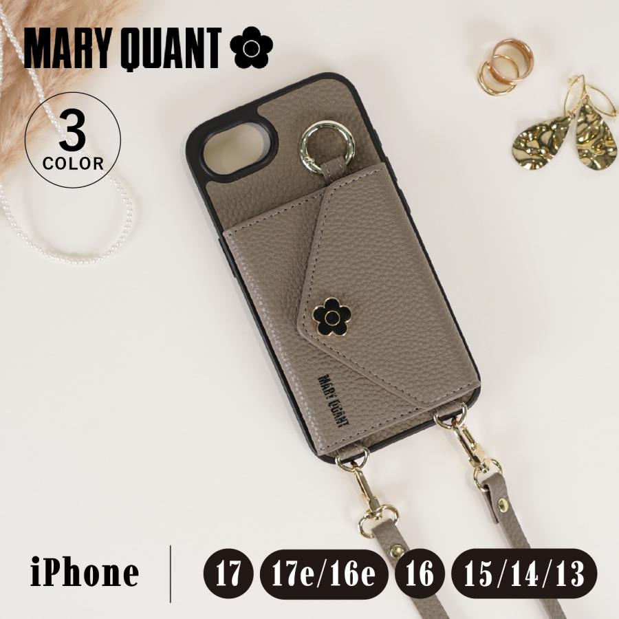 MARY QUANT（マリークヮント） スマホショルダー スマホケース