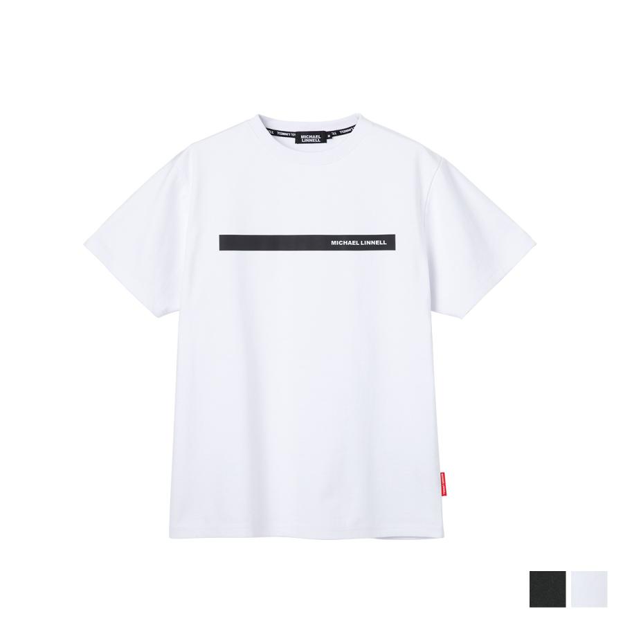 Michael Linnell マイケルリンネル Tシャツ メンズ 半袖 ロゴ カットソー メンズ レディース Line T Shirt ブラック ホワイト 黒 白 Ml Ts01 Mlll Ml Ts01 シュガーオンラインショップ 通販 Yahoo ショッピング