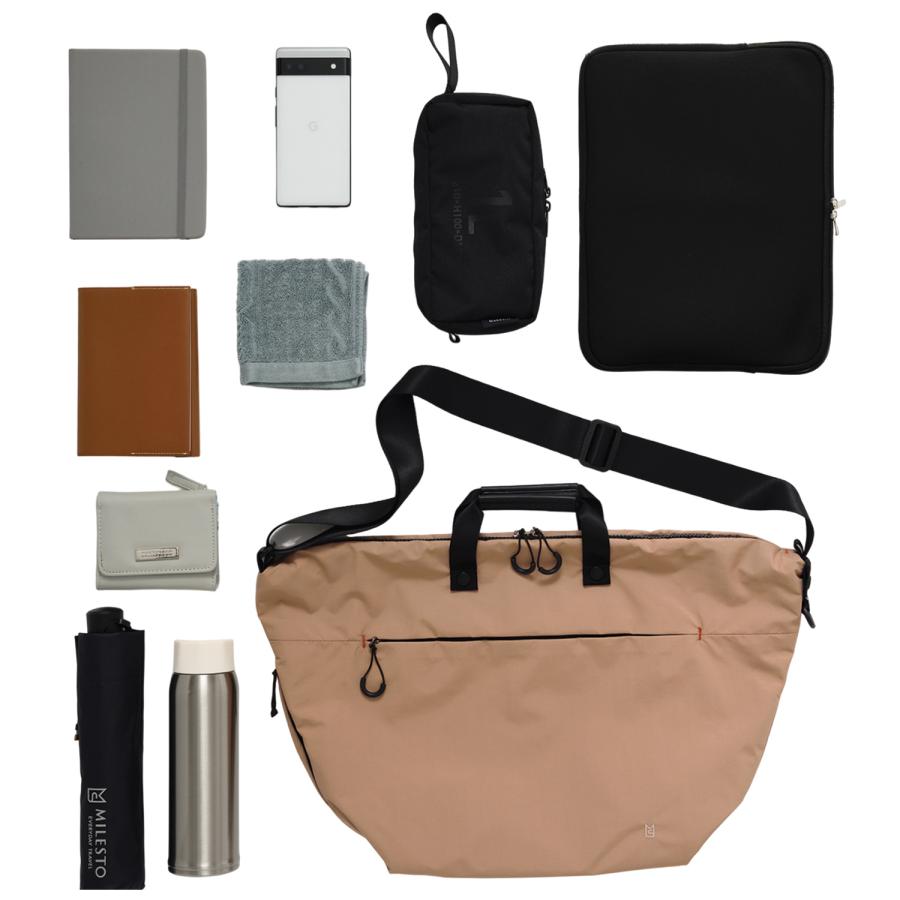 MILESTO ミレスト ショルダーバッグ ソフトショルダー L メンズ レディース 13L 斜めがけ 大人 軽量 防水 耐水 撥水 MLS938 | MILESTO | 16