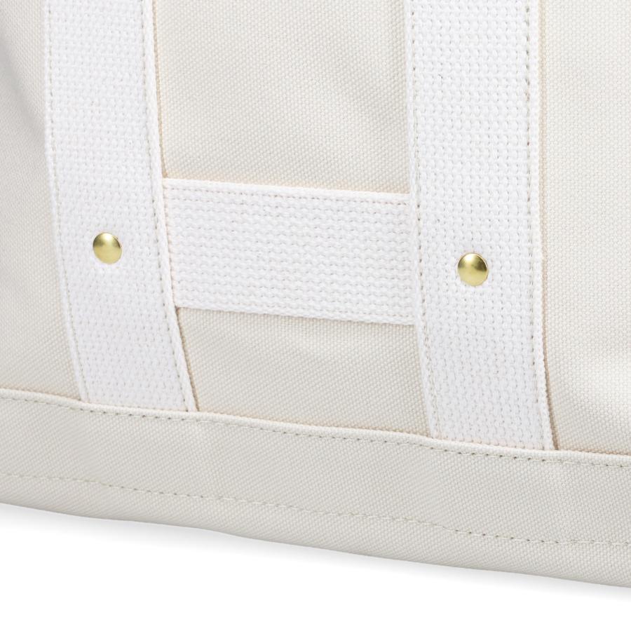 マスターアンドコー MASTER&Co. トートバッグ レイルマンバッグ ミディアム レディース キャンバス A4 RAIL MAN MEDIUM BAG ホワイト 白 MC034の画像