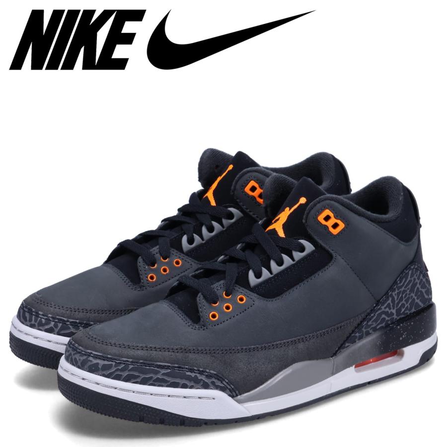 ナイキ サイズ:26.5cm  AIR JORDAN 3 RETRO FEAR CT8532-080 エアジョーダン3レトロスニーカー 中古 BS99 NIKE（ナイキ） エアジョーダン3 レトロ スニーカー AIR メンズ JORDAN
