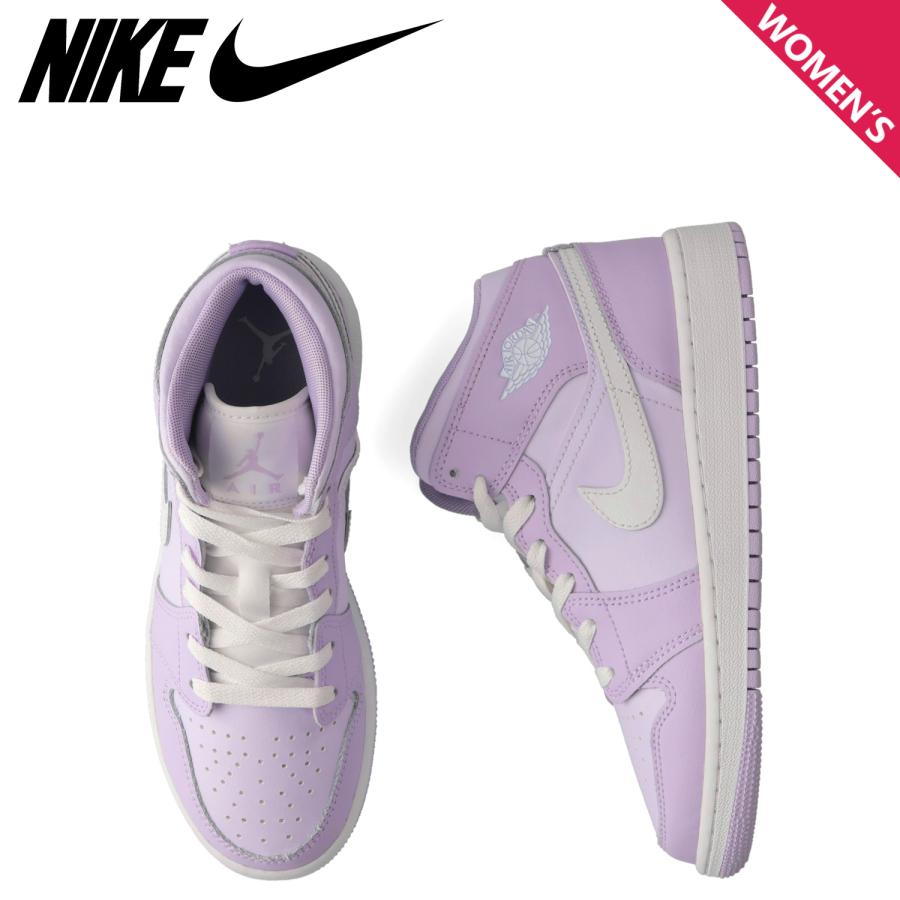 NIKE（ナイキ） エアジョーダン1 ミッド スニーカー レディース AIR