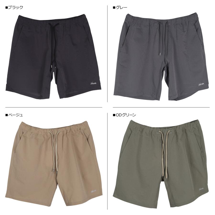 ナンガ NANGA ショートパンツ ハーフパンツ エア クロス コンフィー ショーツ メンズ レディース AIR CLOTH COMFY SHORTS ブラック グレー ベージュ カーキ 黒｜sugaronlineshop｜06