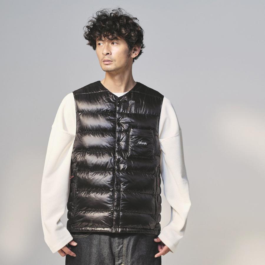Nanga ナンガ ダウンベスト ベスト メンズ Inner Down Vest ブラック ネイビー カーキ ブラウン 黒 N1idbke2 Nng Indv シュガーオンラインショップ 通販 Yahoo ショッピング