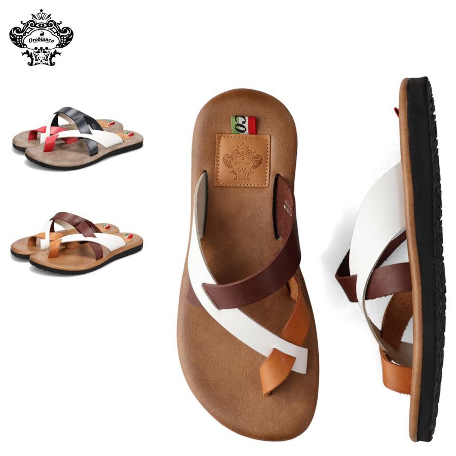 オロビアンコ Orobianco サンダル トングサンダル ビーチサンダル メンズ 本革 日本製 グレー ブラウン CHAYA2 Orobianco（オロビアンコ） サンダル トングビーチサンダル メンズ 本