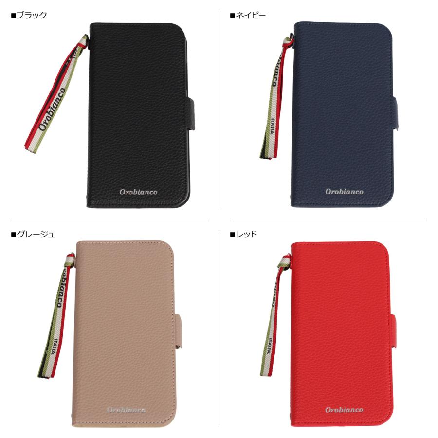 Orobianco オロビアンコ iPhone11 ケース スマホ 携帯 アイフォン メンズ レディース シュリンク PU LEATHER BOOK TYPE CASE｜sugaronlineshop｜06