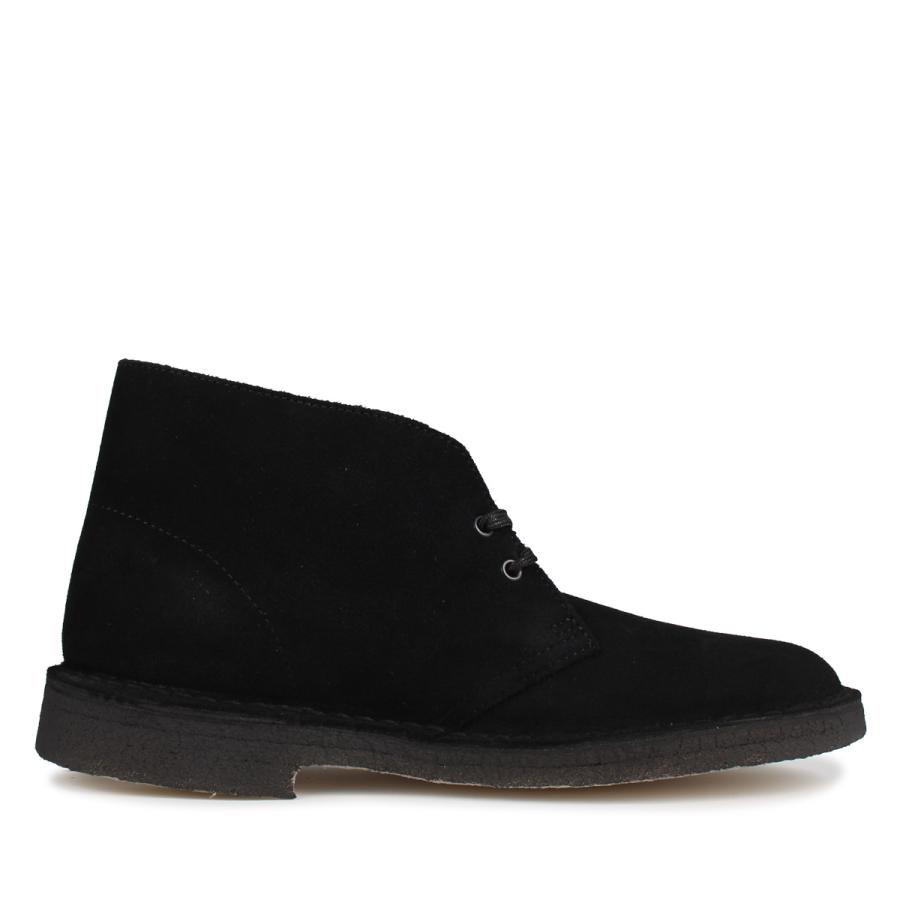 訳あり Clarks クラークス デザート ブーツ メンズ DESERT BOOT ブラック 黒 26155480 返品不可｜sugaronlineshop｜02