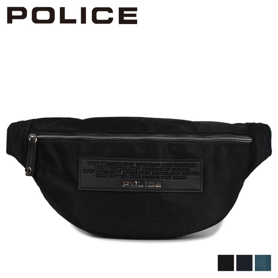 POLICE ポリス バッグ ウエストバッグ ボディバッグ メンズ レディース BODY BAG ブラック ネイビー グリーン 黒 PA