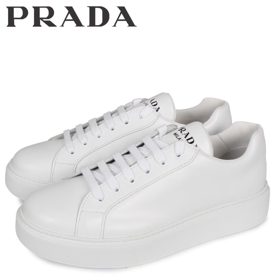 PRADA プラダ スニーカー メンズ NEW sugaronlineshopER FONDO CASSETTA ホワイト 白 4E3489 :  prd-4e3489-b4l-f9 : シュガーオンラインショップ - 通販 - Yahoo!ショッピング