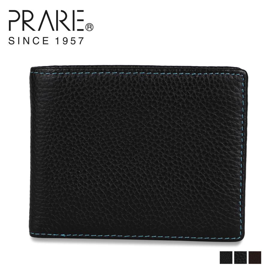 プレリー PRAIRIE 二つ折り財布 メンズ 本革 ニュー ピープル NEW PEOPLE ブラック ブラウン 黒 NP15290 PRAIRIE 1957 PRAIRIE プレリー 二つ折り財布 メンズ 本革 ニュー NEW