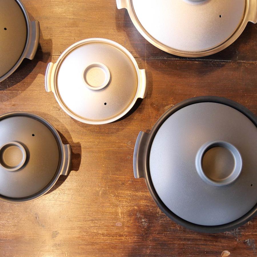 PRESSENCE（プレッセンス） 両手鍋 ステンレス 卓上鍋 27cm 土鍋風