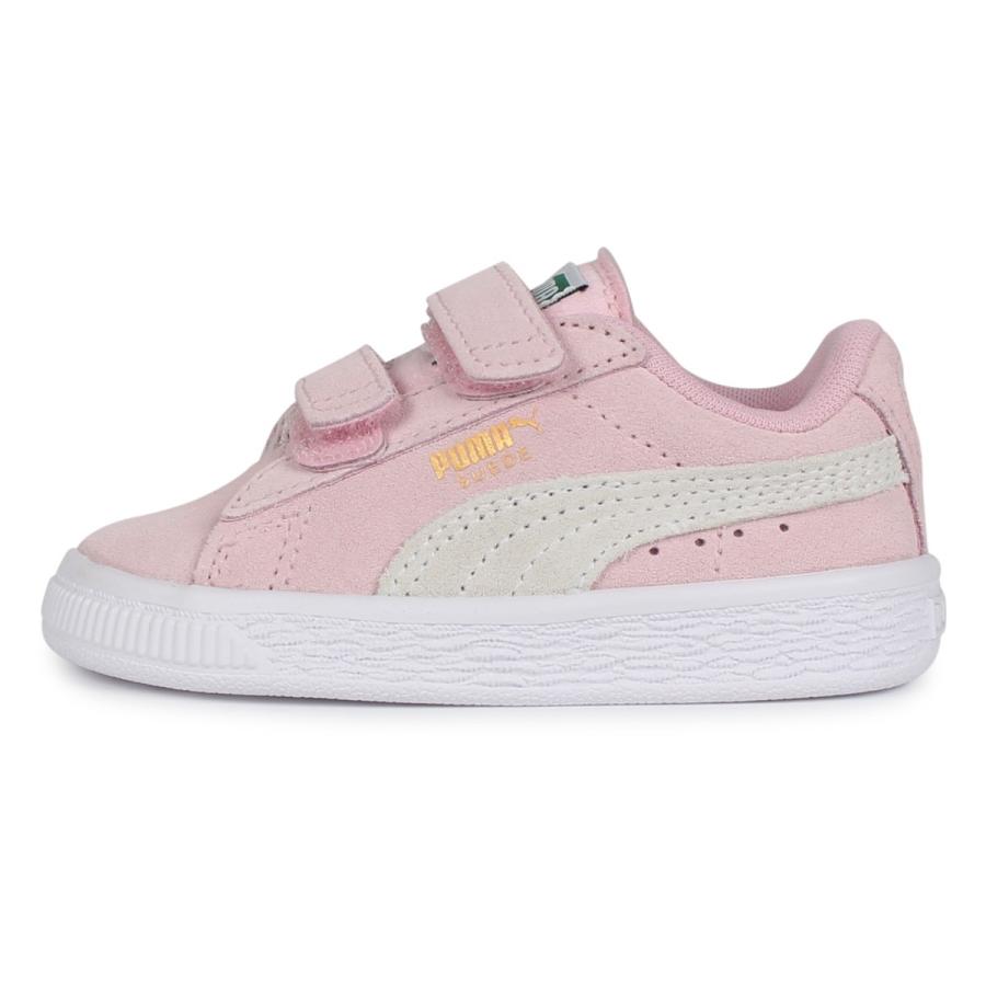 プーマ Puma スウェード 2ストラップ スニーカー ベビー キッズ Baby Suede 2 Strap Kids ピンク 23 Puma シュガーオンラインショップ 通販 Yahoo ショッピング