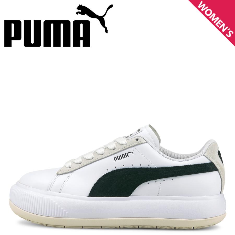 Puma プーマ スウェード マユ ミックス スニーカー レディース 厚底 スエード Wmns Suede Mayu Mix ホワイト 白 Puma 3581 01 シュガーオンラインショップ 通販 Yahoo ショッピング