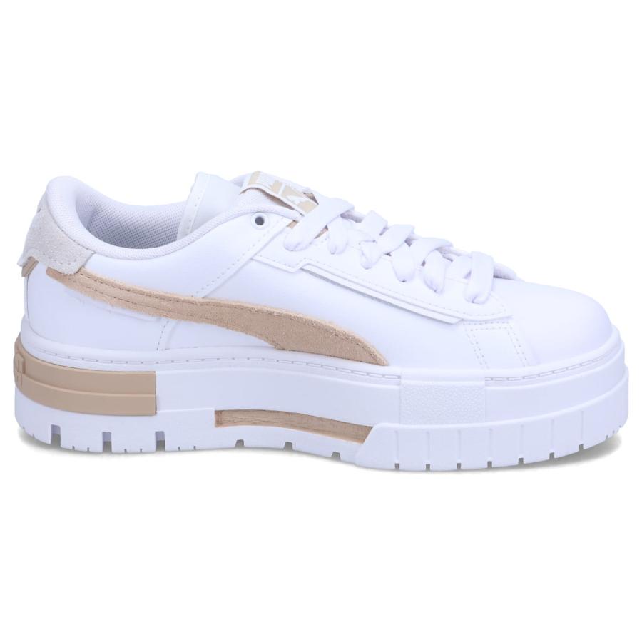 プーマ PUMA スニーカー メイズ クラッシュド ウィメンズ レディース 厚底 MAYZE CRASHED WNS ホワイト 白 392495-05｜sugaronlineshop｜02