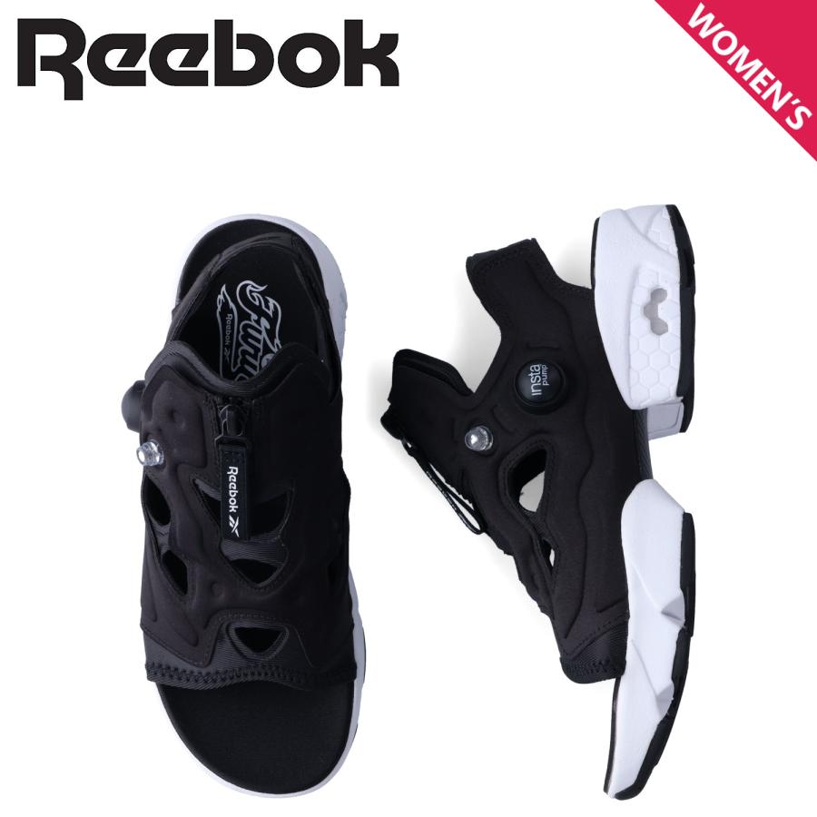 美品　Reebokリーボック　insta pump ブラック スポーツサンダル インスタポンプフューリー サンダル ジップ / INSTAPUMP FURY