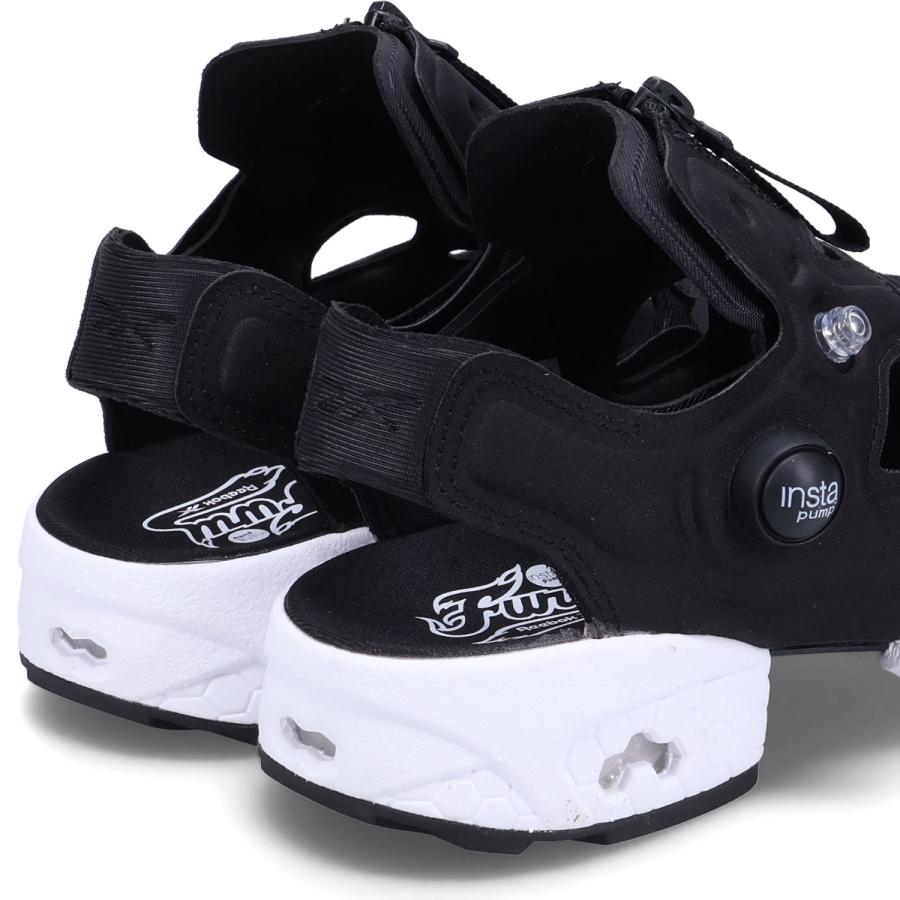 Reebok リーボック インスタポンプフューリー ジップ サンダル レディース 厚底 INSTAPUMP FURY SANDAL ZIP ブラック 黒 100202019｜sugaronlineshop｜06