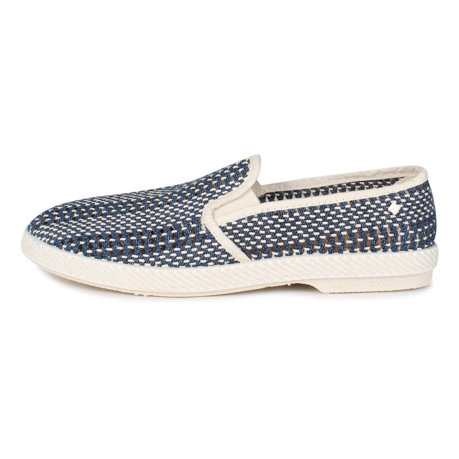 即納 最大半額 リビエラ メンズ スリッポン ローファー シューズ Classic Jean Dark Blue Fucoa Cl