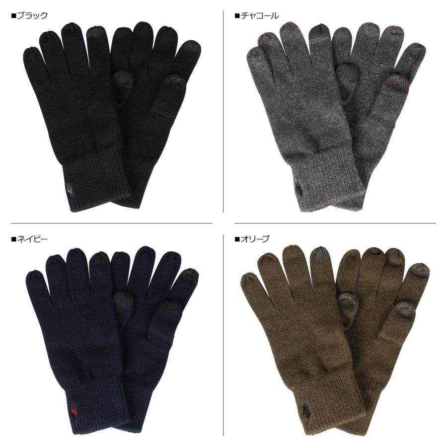 POLO RALPH LAUREN ポロ ラルフローレン 手袋 グローブ メンズ GLOVES ブラック チャコール ネイビー オリーブ 黒 PC0493｜sugaronlineshop｜06