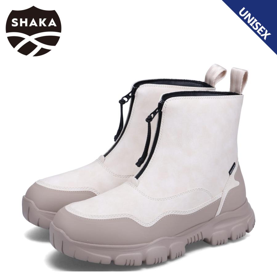 SHAKA シャカ ブーツ センタージップ トレック ジップ ブーティー メンズ レディース 撥水 TREK ZIP BOOTIE AT ベージュ SK-228 SHAKA（シャカ） ブーツ センタージップ トレック ジップ ブーティー