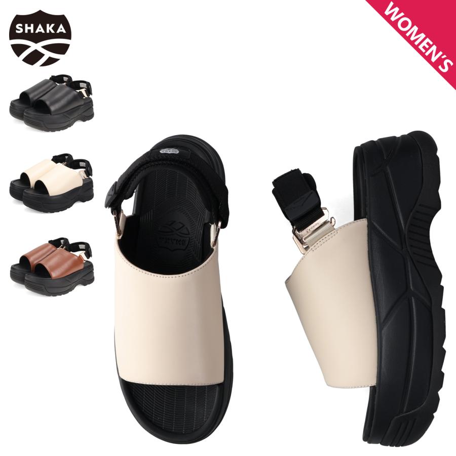 【新品未使用品】SHAKA×MARUA チャンキーサンダル ブラック 公式完売品 MURUA 【MURUA×SHAKA】リバーガイドチャンキーソールサンダル