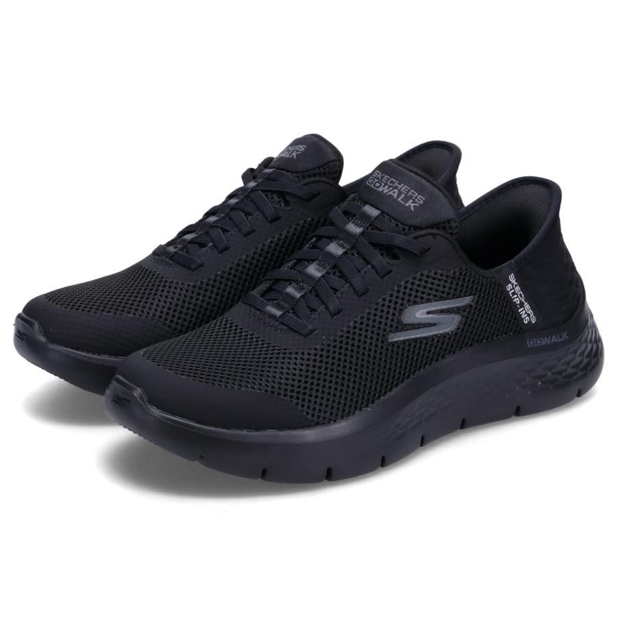 SKECHERS スケッチャーズ スリップインズ ゴーウォーク フレックス スニーカー レディース SLIP-INS GO WALK FLEX ブラック 黒 124836W｜sugaronlineshop｜02