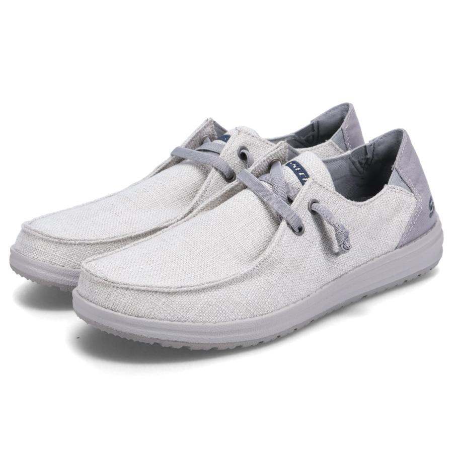 SKECHERS スケッチャーズ スニーカー シューズ メルソン ネラ メンズ RELAXED FIT MELSON NELA グレー 210726｜sugaronlineshop｜02