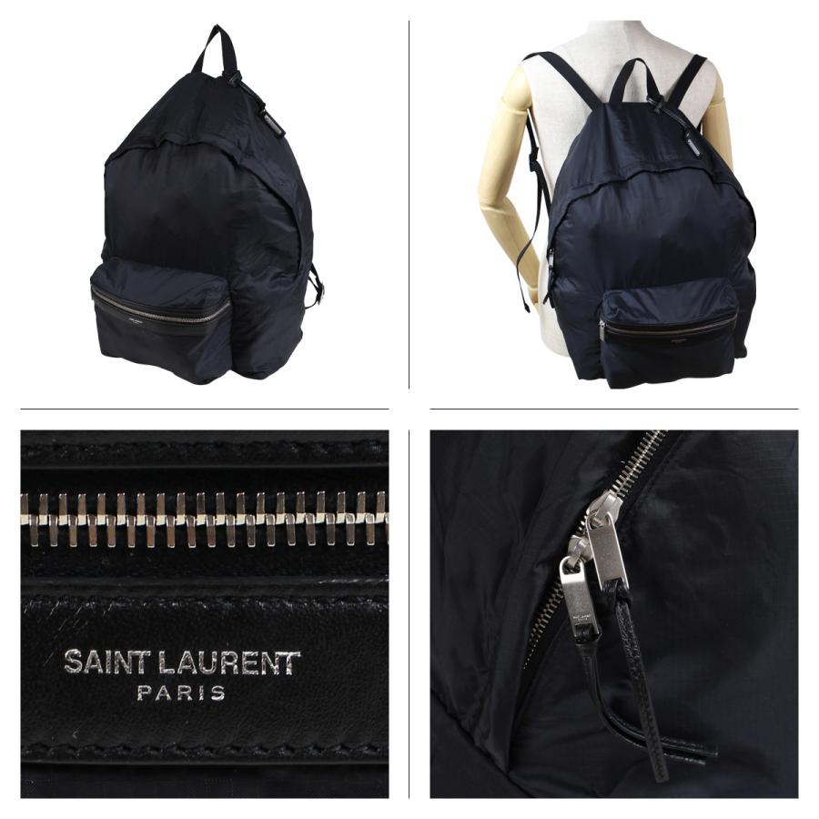 SAINT LAURENT PARIS サンローラン パリ バッグ メンズ レディース バックパック リュック DOUBLE TOP ZIP BACKPACK ブラック 524903 9RP1E｜sugaronlineshop｜04