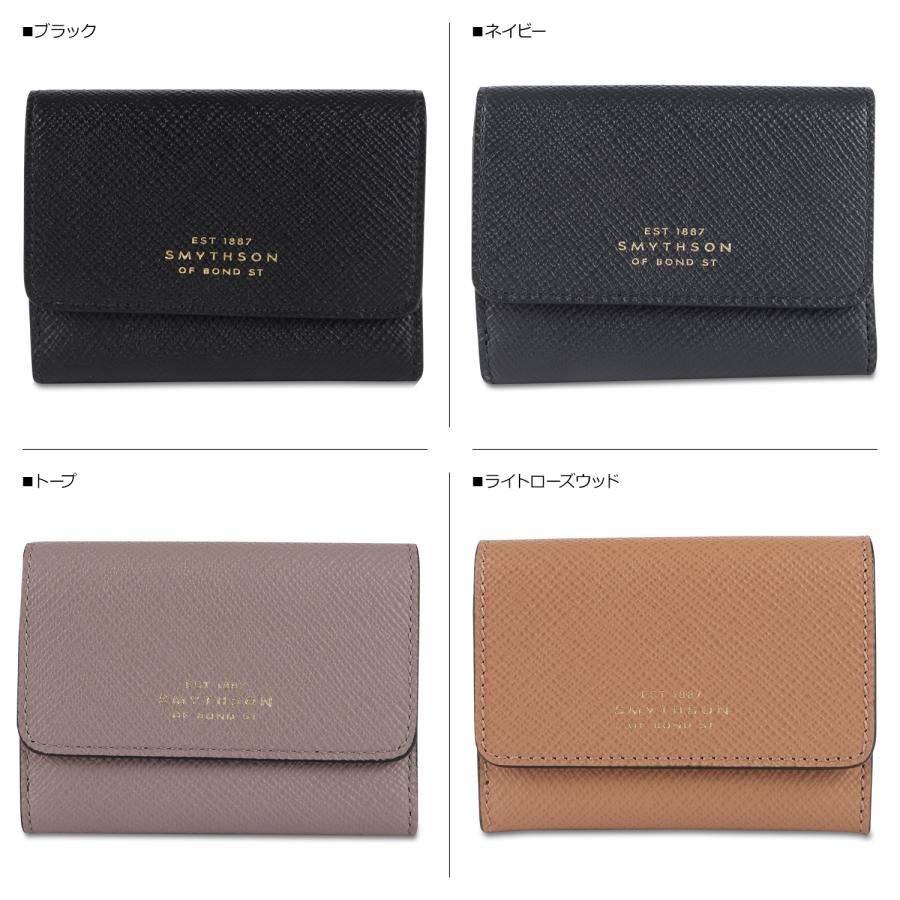 Smythson SMYTHSON スマイソン 財布 三つ折り ミニ財布 パナマ Smythson SMYTHSON スマイソン 財布 三つ折り ミニ財布 パナマ