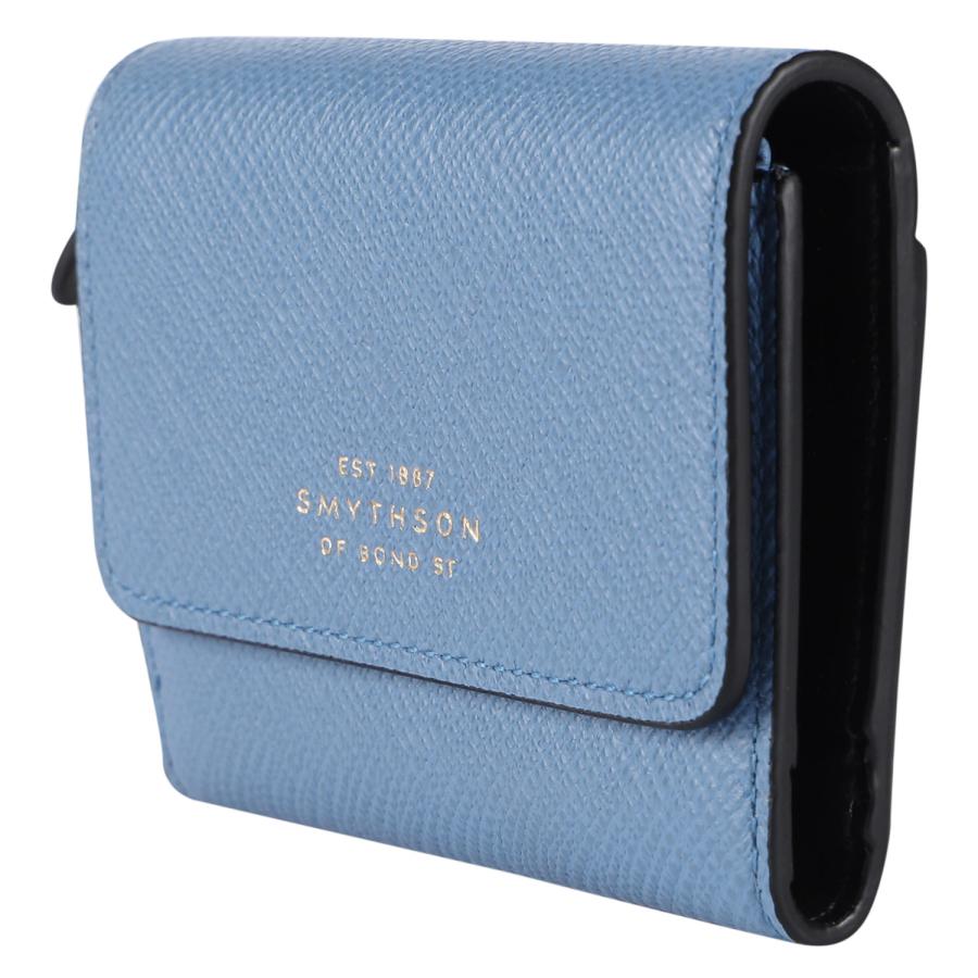 Smythson SMYTHSON スマイソン 財布 三つ折り ミニ財布 パナマ Smythson SMYTHSON スマイソン 財布 三つ折り ミニ財布 パナマ