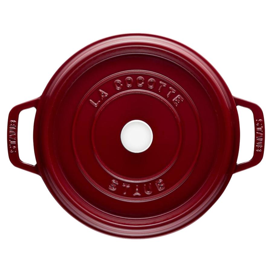 STAUB La Cocotte 両手鍋 ワインレッド20