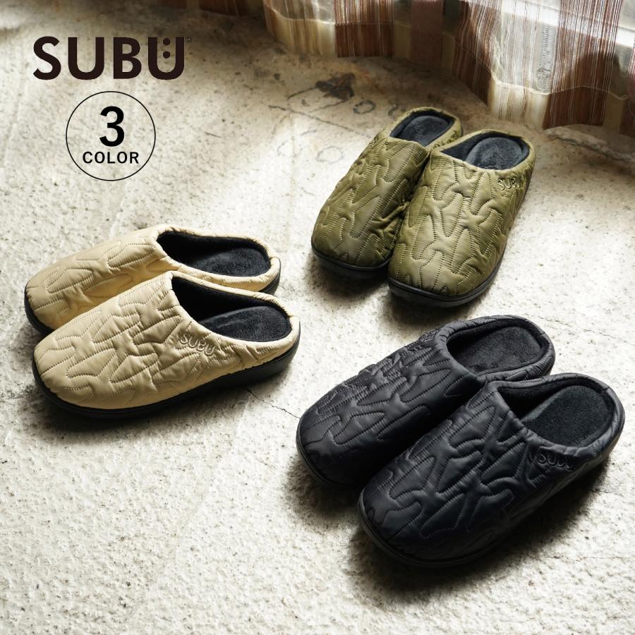 SUBU（スブ） サンダル スリッポン スリッパ アウトライン メンズ