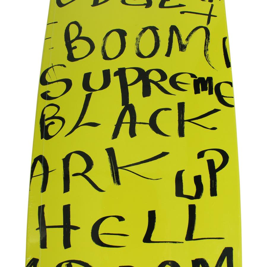 シュプリーム Supreme スケボー デッキ スケートボード Lee Scratch Perry コラボ BLACK ARK CRUISER SKATEBOARD ブラック イエロー 黒｜sugaronlineshop｜08