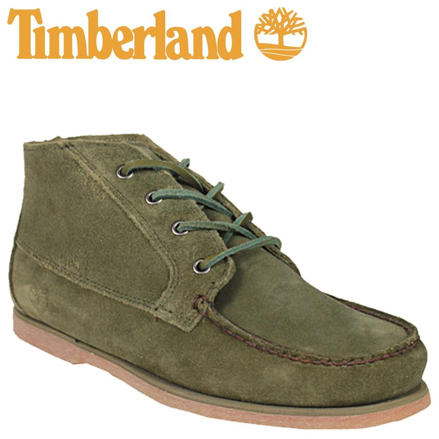 ティンバーランド Timberland チャッカ ブーツ オリーブ1009r Icon Boat Chukka Lace Up レザー メンズ Blusquare Org