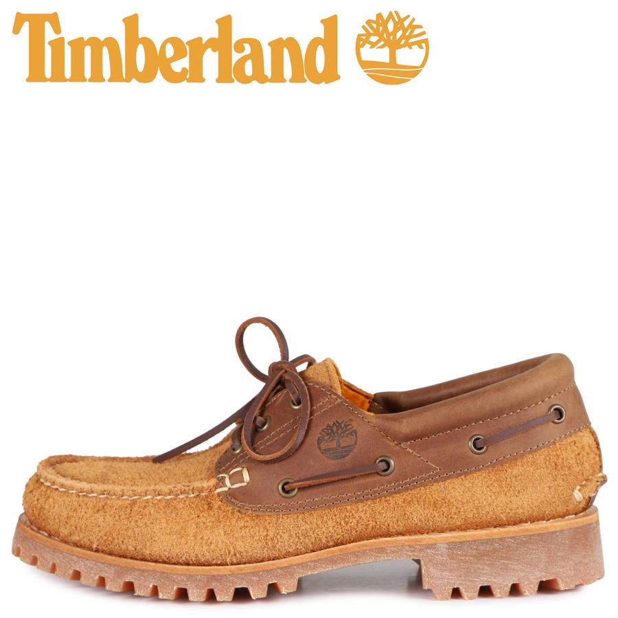（美品）Timberland ブラウン スリーアイ　デッキシューズ 50％OFF／SALE】【限定モデル】 ティンバーランド Timberland