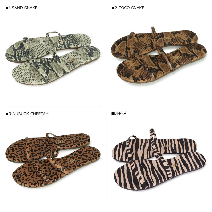 TKEES ティキーズ ビーチサンダル ジェマ エキゾチック パイソン