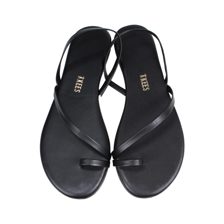 TKEES ビーチサンダル ブラックUS6 TKEES（ティキーズ） ビーチサンダル レディース LC SANDAL ブラック