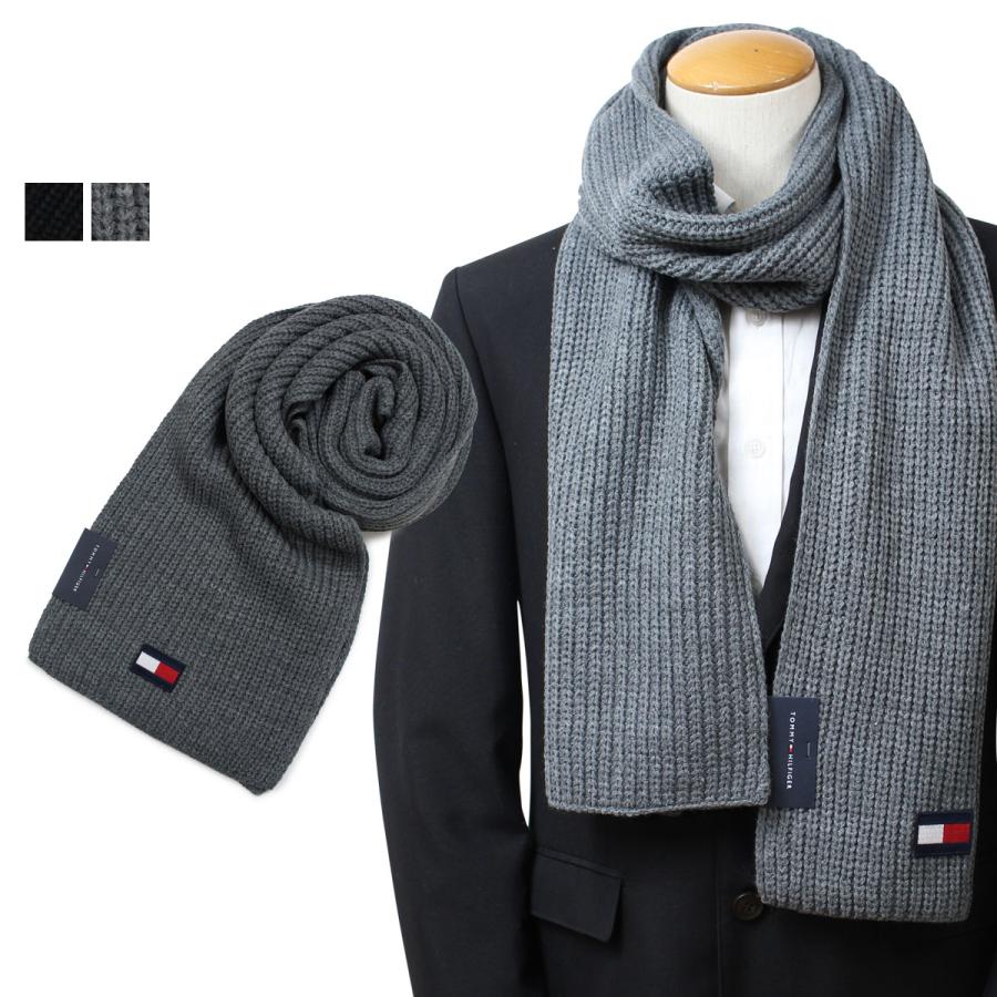 Tommy Hilfiger マフラー トミーヒルフィガー メンズ ブラック グレー H8c3 Th F18 5003 Tmh 02 シュガーオンラインショップ 通販 Yahoo ショッピング