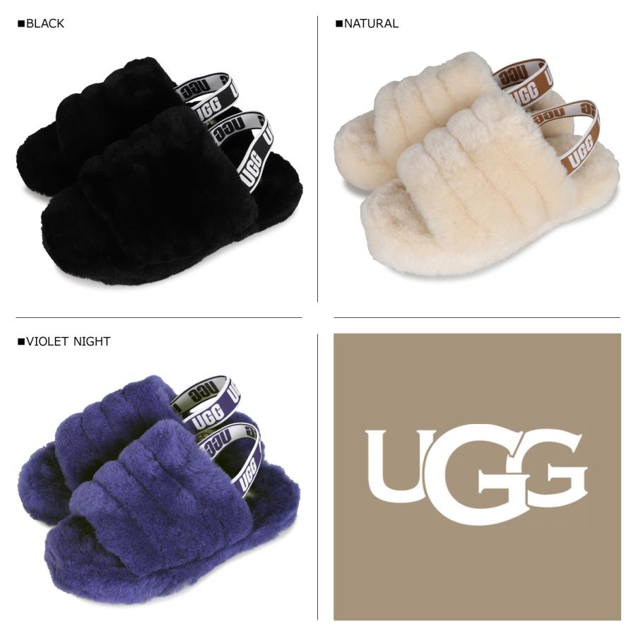 UGG アグ サンダル フラッフ イヤー スライド キッズ ファー UGG アグ サンダル フラッフ イヤー スライド キッズ ファー