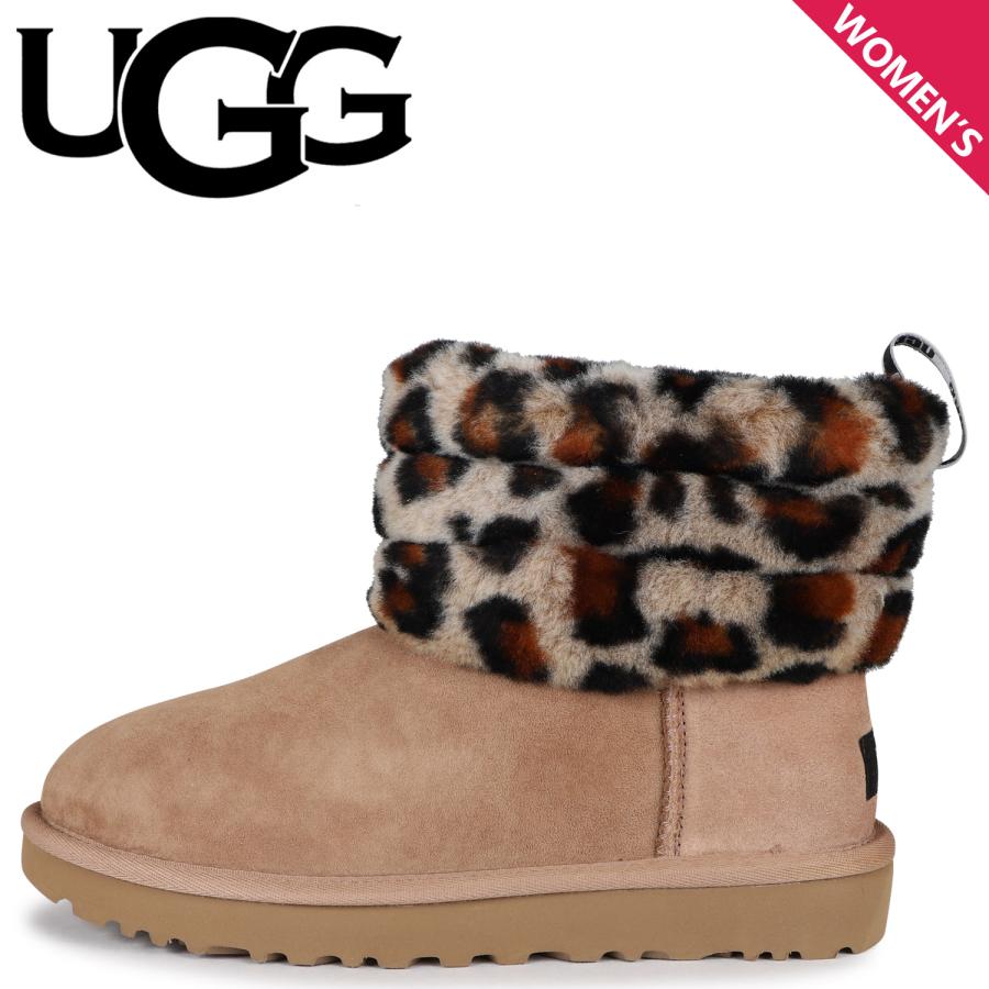 UGG ヒョウ柄 ムートンブーツ 24cm