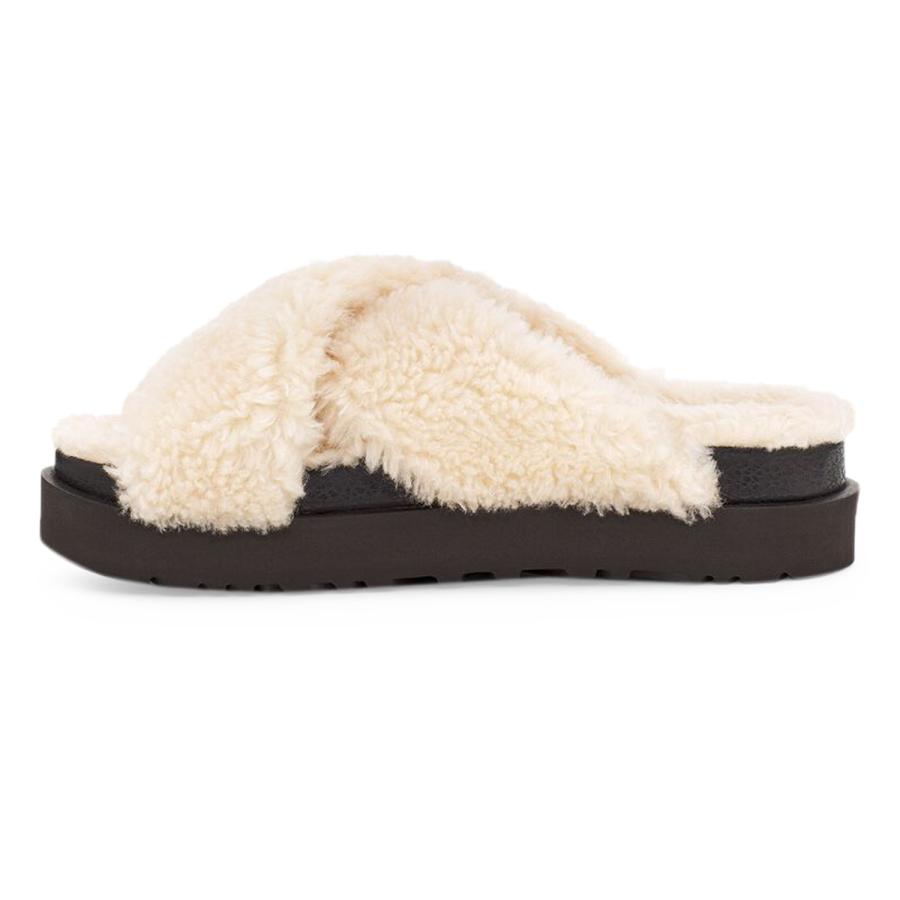 アグ UGG サンダル ファズ シュガー クロス スライド レディース FUZZ SUGAR CROSS SLIDE ブラック ホワイト ブラウン 1120860｜sugaronlineshop｜04