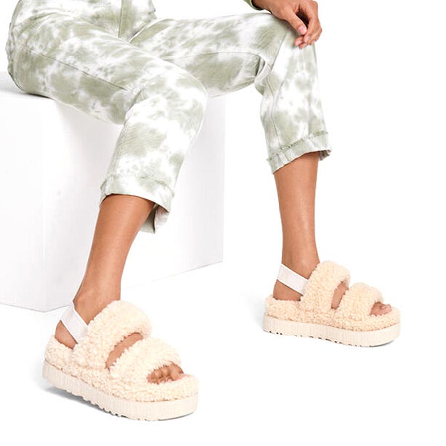 UGG アグ サンダル レディース 厚底 ファー オー フラッフィータ UGG アグ サンダル レディース 厚底 ファー オー フラッフィータ