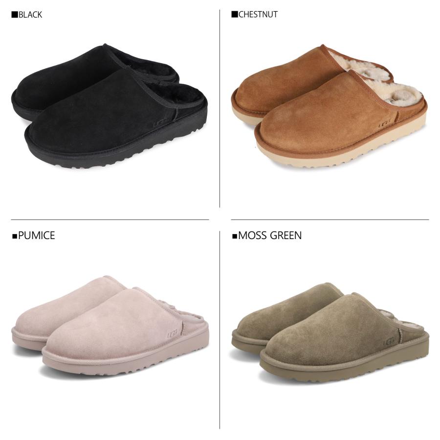 アグ UGG スリッポン スリッパ クラシック メンズ レディース CLASSIC SLIPON ブラック ブラウン グレー ベージュ 黒