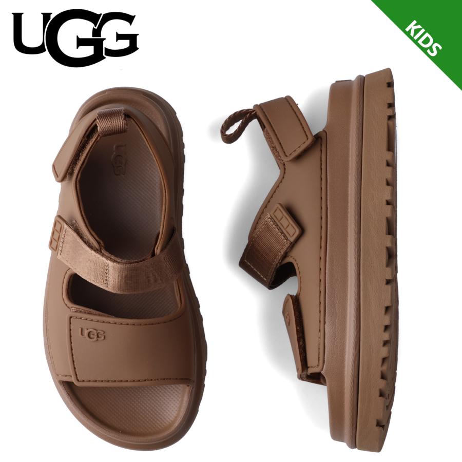 UGG（アグ） ストラップサンダル ゴールデングロウ キッズ 厚底