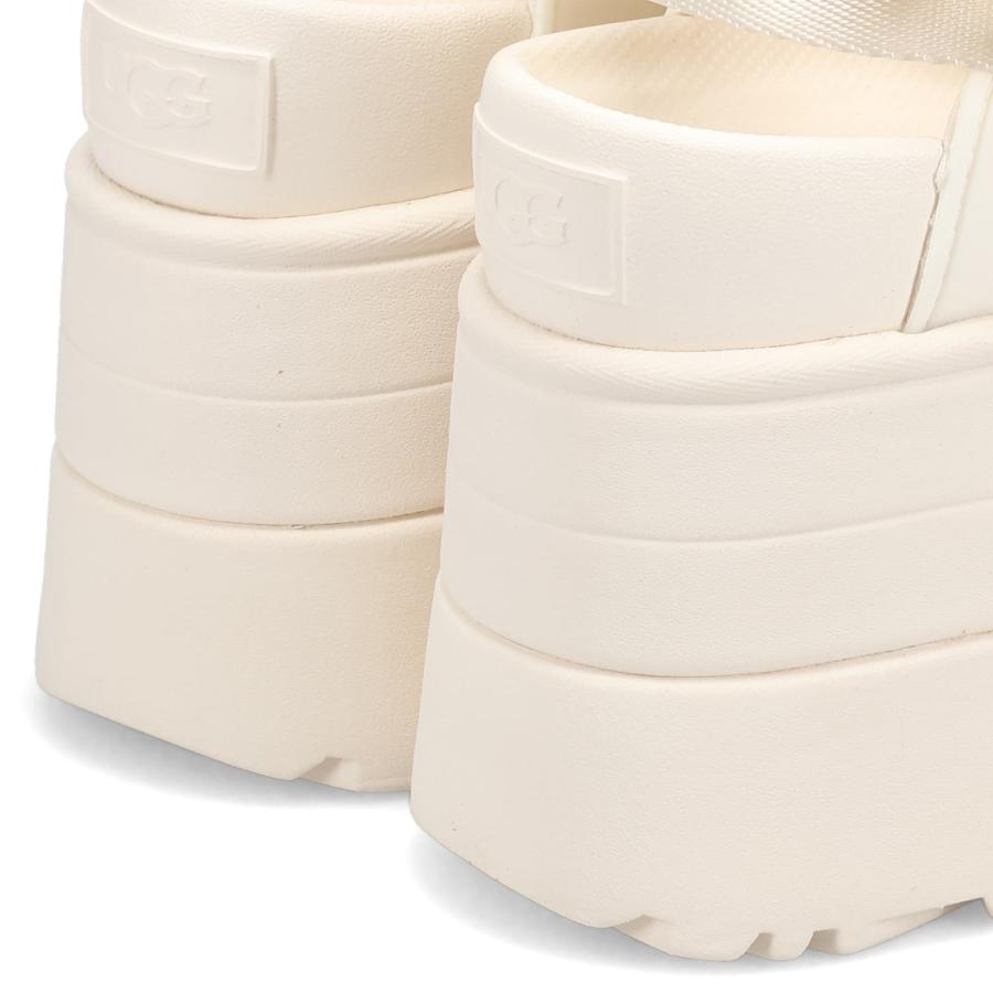 UGG アグ 厚底サンダル レディース アイボリー ストラップ 38 UGG アグ ストラップサンダル ラ アルト クロスストラップ