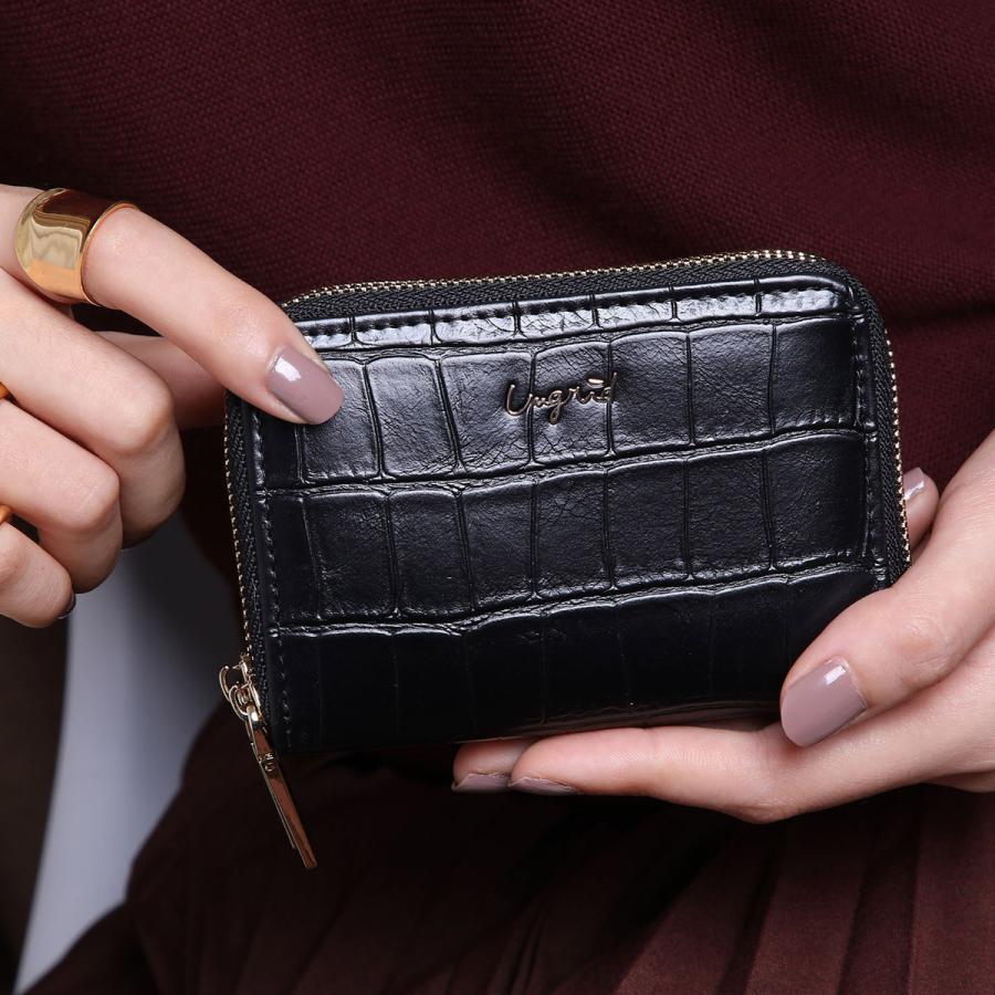 アングリッド Ungrid キーケース キーホルダー 財布 レディース 6連 ラウンドファスナー Mad Croco W Zip Card Case Ung 定番から日本未入荷