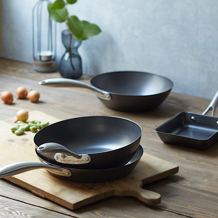 Vita Craft ビタクラフト スーパー鉄 フライパン 28cm IH ガス対応 FRY PAN 2003｜sugaronlineshop｜05